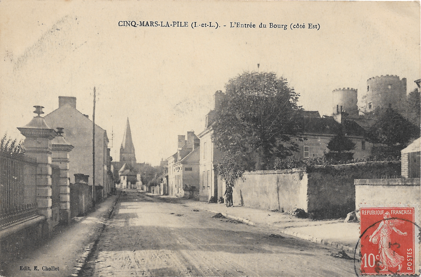 Cinq-Mars-la-Pile — carte postale ancienne